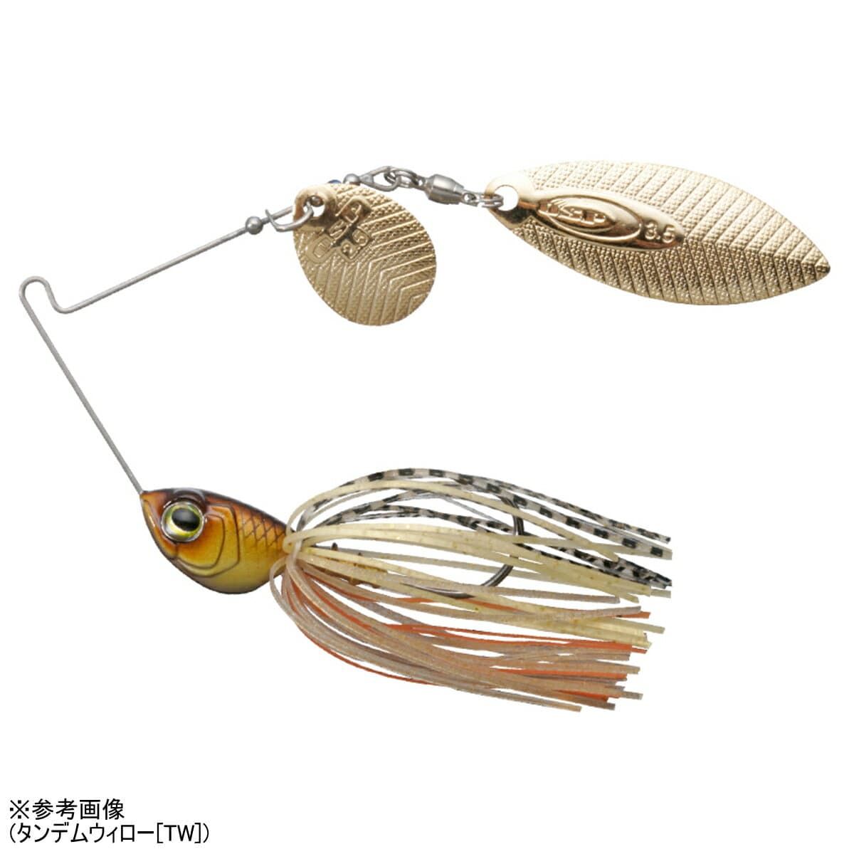 O.S.P Spinnerbait High Pitcher Max 5/8oz Tandem Willow S22 Killer Gold