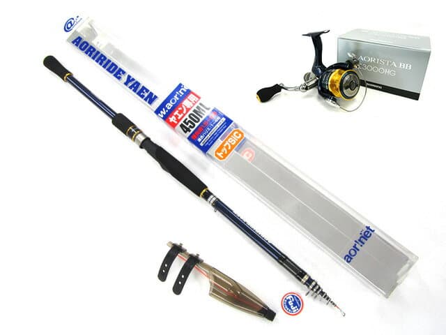 Aori Net Aori Ride Yaen 450ML ARY45MLT Rod with Shimano 13 Aorista BB C3000HG Reel