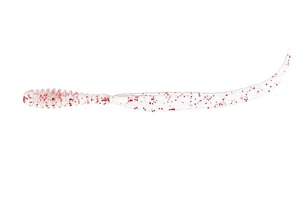 Issei Sabiki Lure #002 Clear Red Flake 2 Inch 12 Pieces Soft Lure Worm