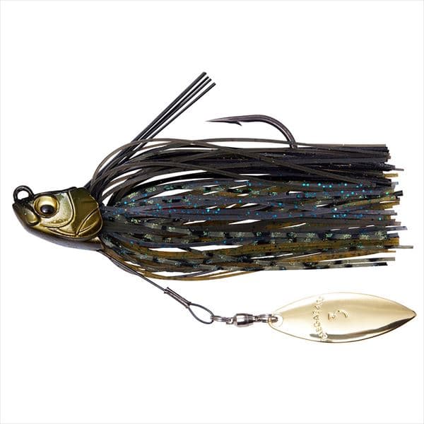 Megabass Rubber Jig Uoze Swimmer 3/8oz Green Pumpkin