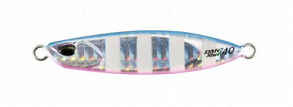 DUO Drag Metal Cast Shot 40g Blue Pink Zebra Glow