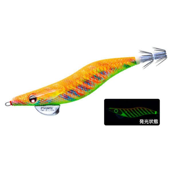 Duel EQ Egi Original 3.5 03 LMOG Glow Marble Orange