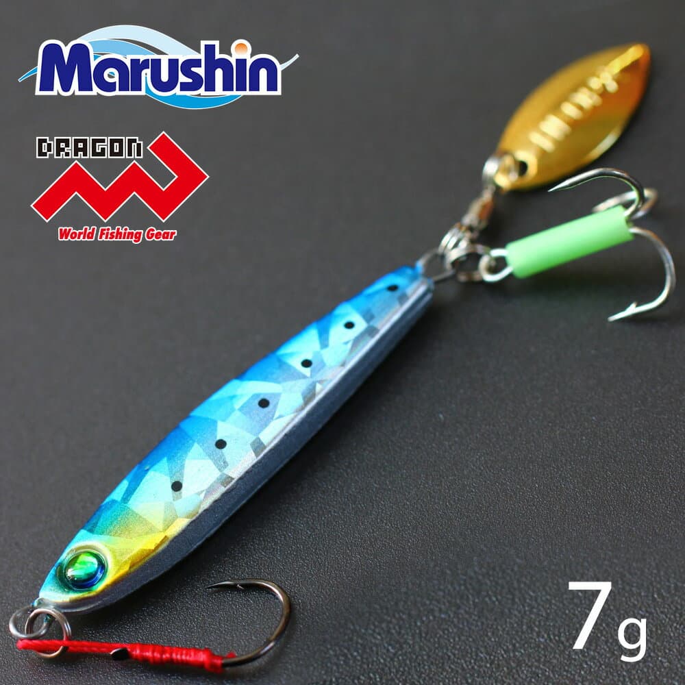 Marushin Metal Jig Cool-6 Blue Iwashi 7g Hard Lure