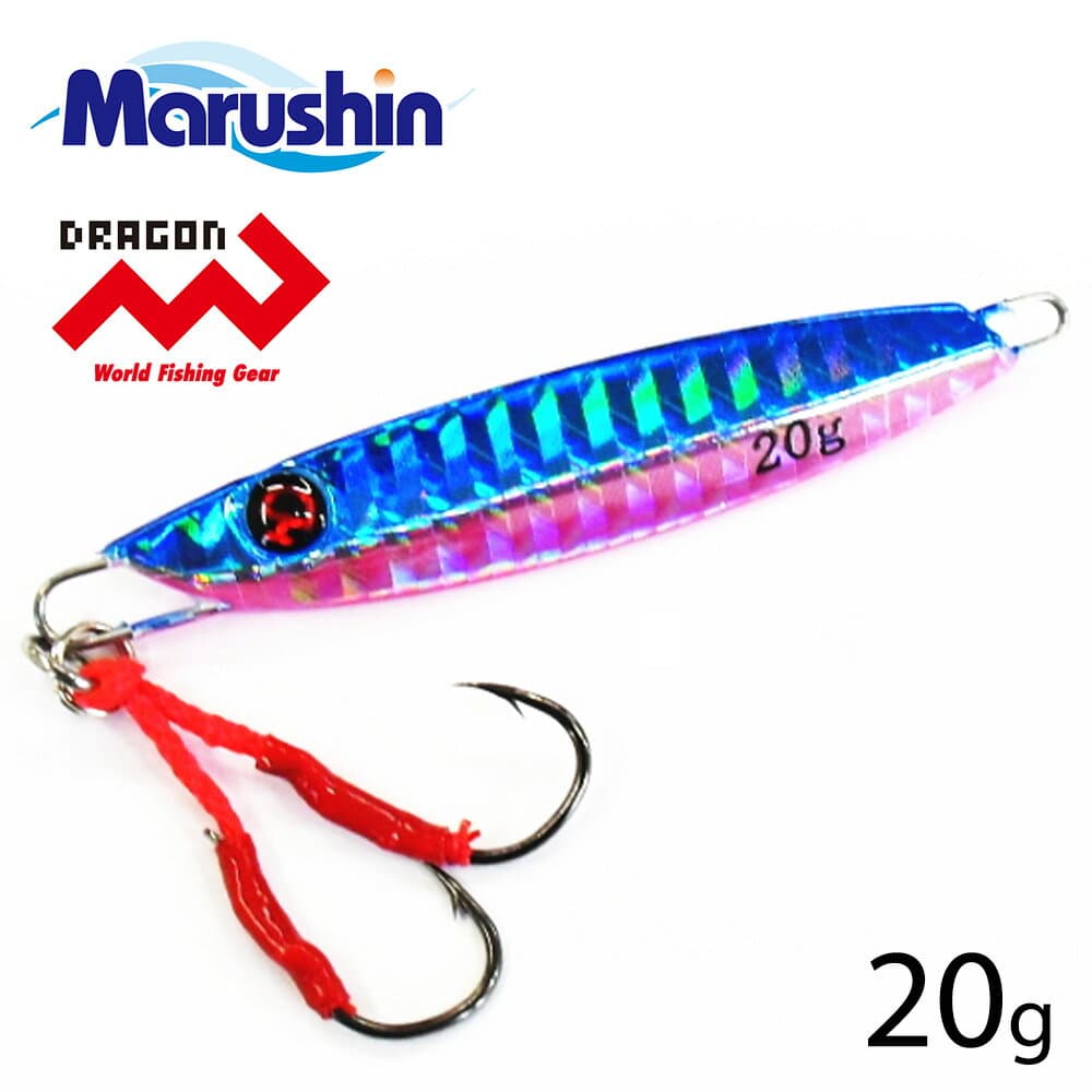 Marushin Metal Jig Four Edge Foxy Blue Pink 20g