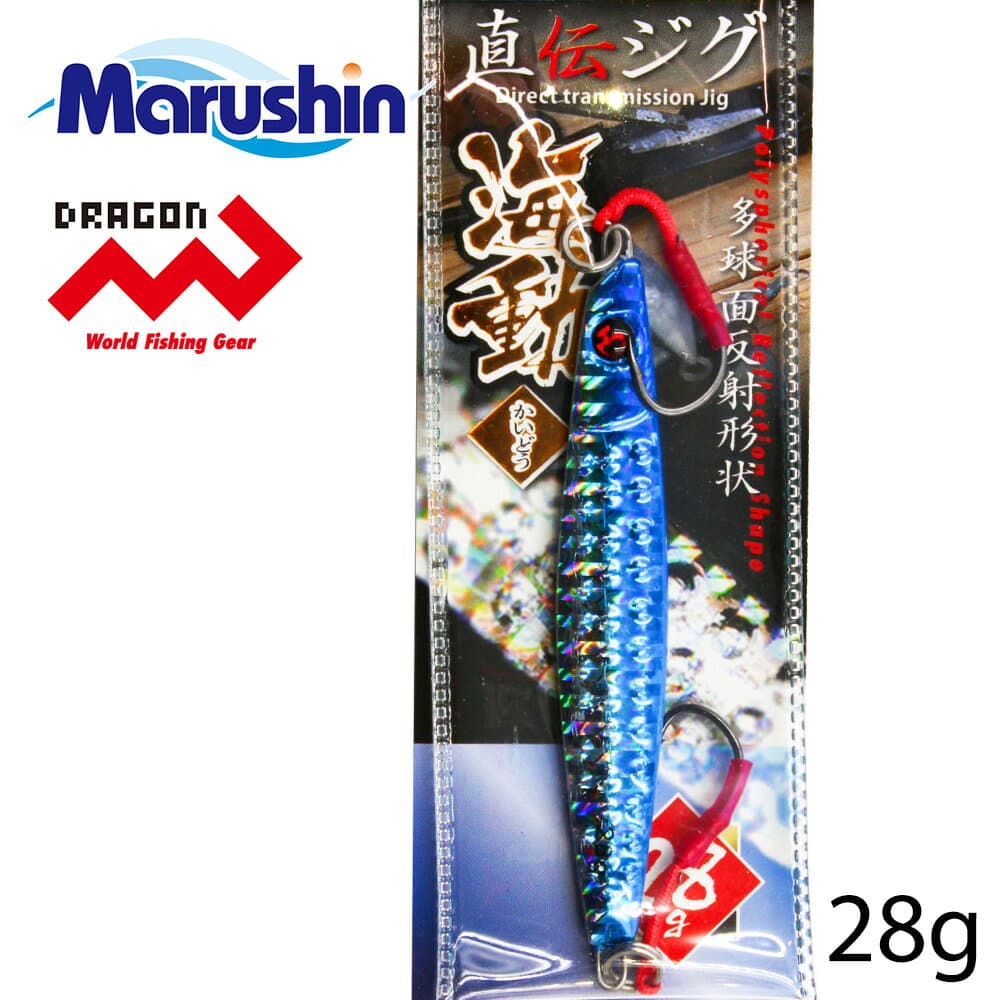 Marushin Direct Jig Sea Dynamic Blue 28g Metal Jig