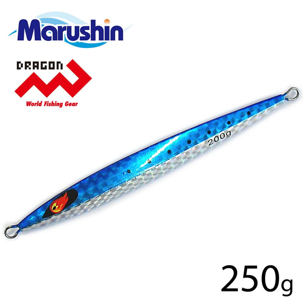 Marushin Metal Jig Amberjack Blue 250g
