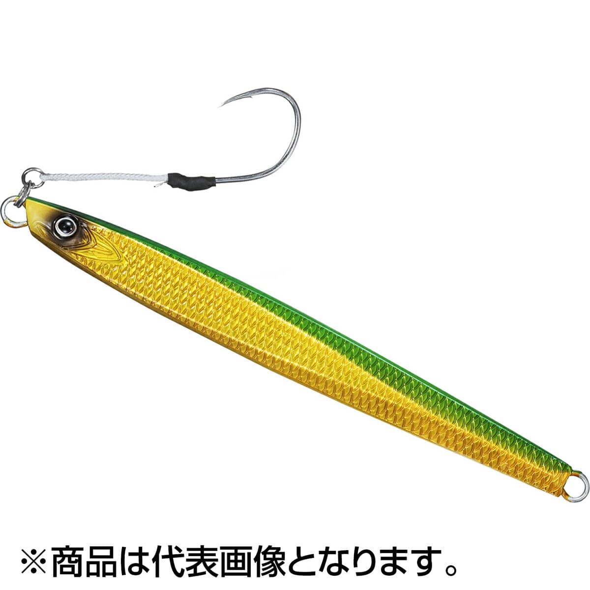Daiwa Gleam Jig Semilong 160g Green Gold