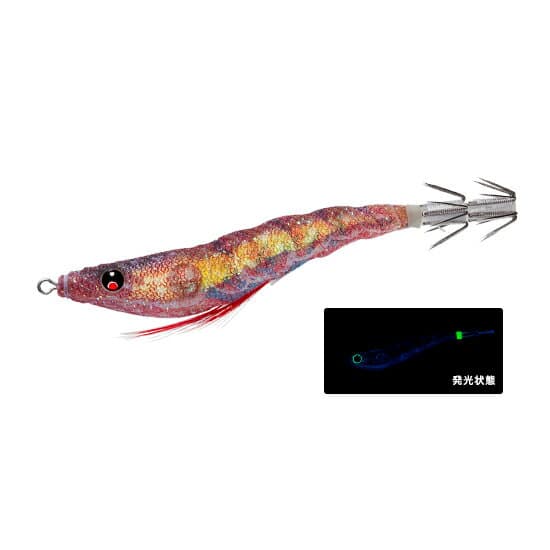 Duel Easy Slim 95mm 4 BLRB Blue Luminescent Real Button Shrimp