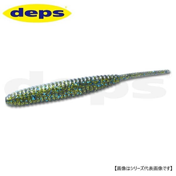 Deps Death Adder 4 #24 Smoke P/Blue & Gold