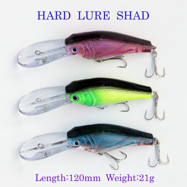 Fugei Shad 3-Piece Set 120mm/21g R12WB0903