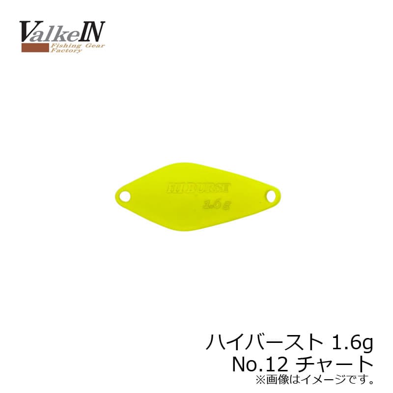 DUO Hiburst 1.6g No.12 Chart