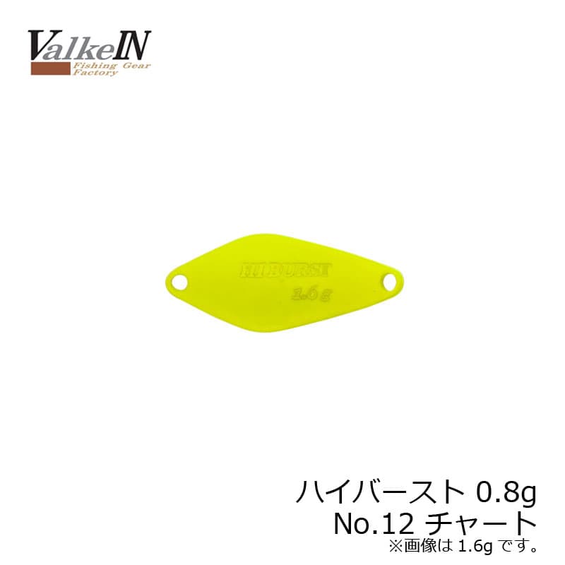 DUO HIBURST 0.8g No12 Chart