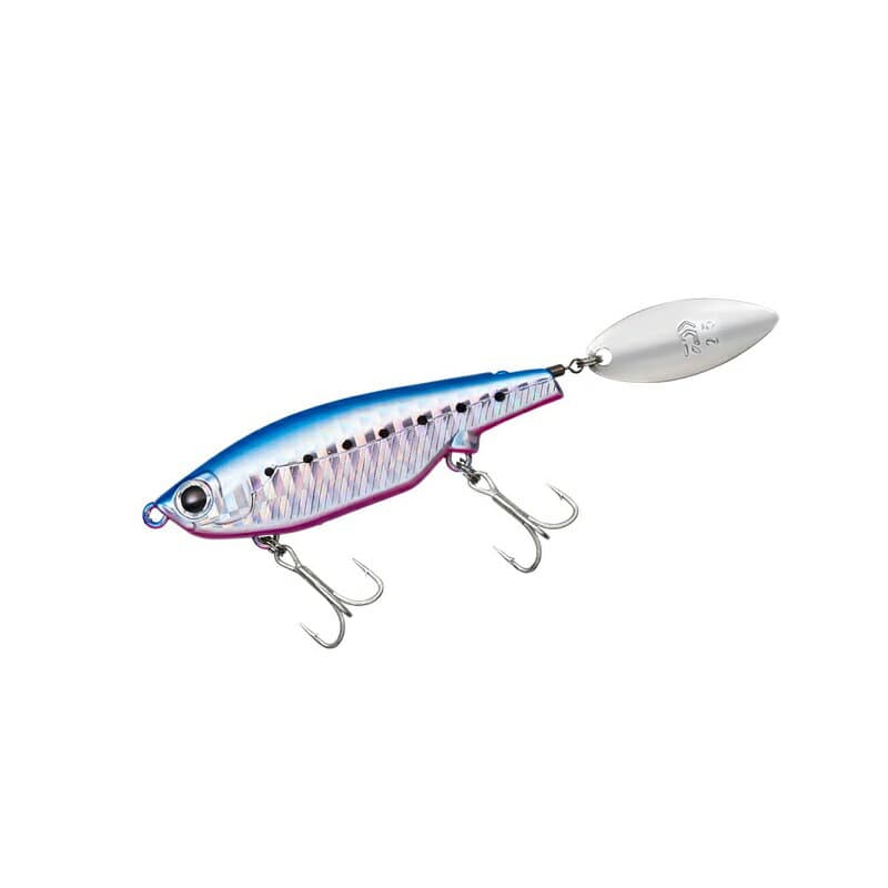 Daiwa Morethan Shallow Spin 67S Blue Pink Iwashi