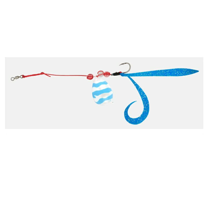 Jackall Eggshot Curly 2 Blue Wave Egg