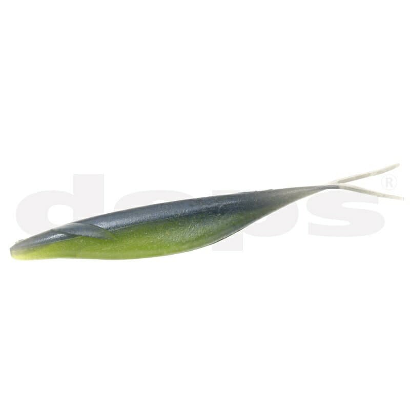 Deps Worm Sakamata Shad 5inch #20 Watermelon Pro Blue