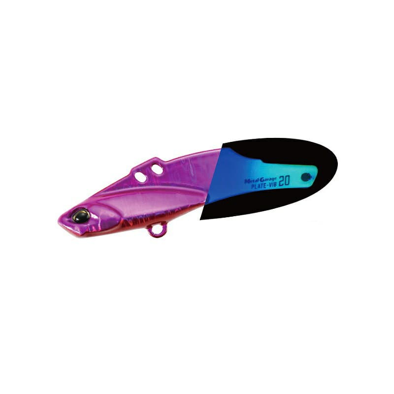 DUO Metal Garage Plate-Vibe 26g Tachiuo Limited PPA0595 UV Purple Glow Tail