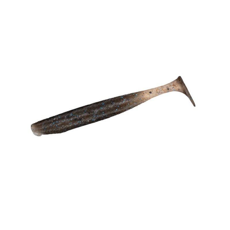 Daiwa STEEZ Stirring Shad 2.1 Inch Dark Cinnamon Blue Flake