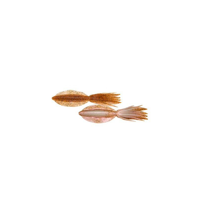 Ecogear Power Squid 7 inch 424 Brown Squid (Glow)