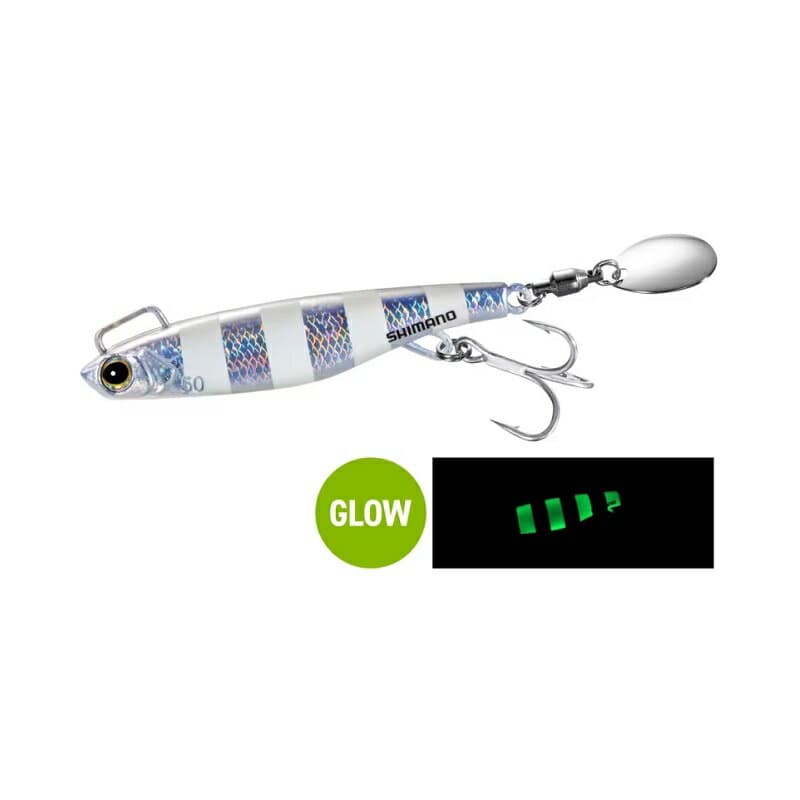Shimano JW-050W Aomono Blade 50g 008 S Zebra Glow