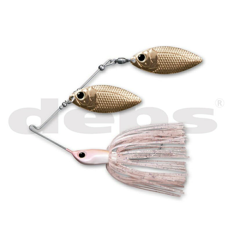 Deps Spinnerbait B Custom 5/8oz Double Willow #17 Fine Pearl