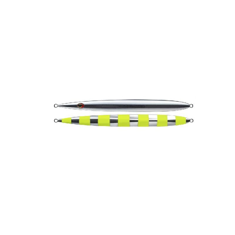 Evergreen SatouJig 140g #ST32 Silver Chartreuse Zebra