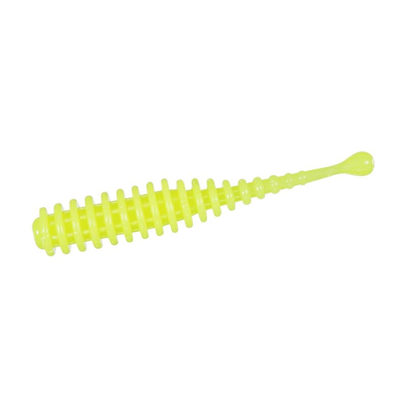 Daiwa Aji Hunter Worm Ring 2.0inch Fluorescent Lemon