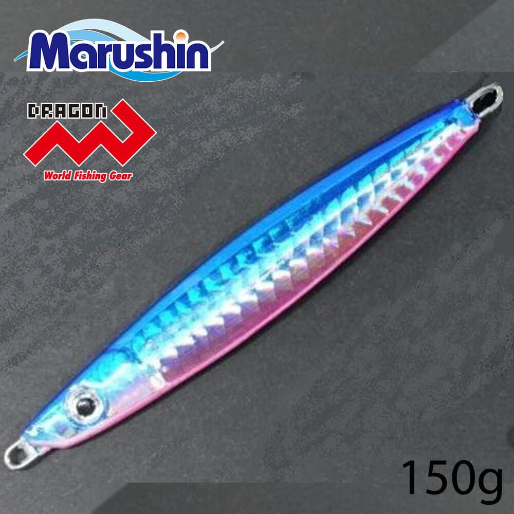 Marushin Metal Jig Drag Jig Blue Pink 150g