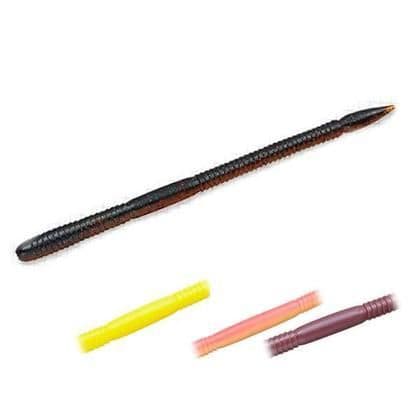 Evergreen Bow Worm 6inch High Buoyancy #H141 Matte Chart