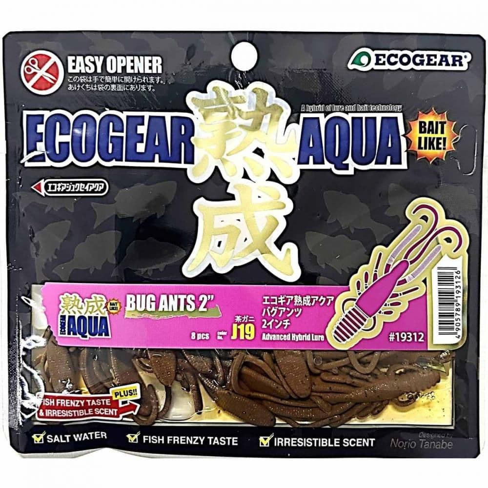 Ecogear Jukusei Aqua Bug Ants 2 J19 Brown Crab