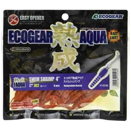 Ecogear Jukusei Aqua Swim Shrimp 4 J02 Red Bloodworm