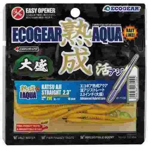 Ecogear Jukusei Aqua Aji Straight 2.3 60mm J14 Yellow-belly