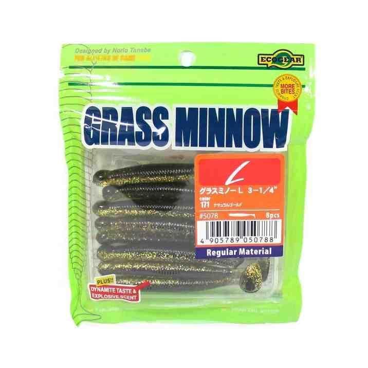 Ecogear Grass Minnow L 3-1/4 171 Natural Gold