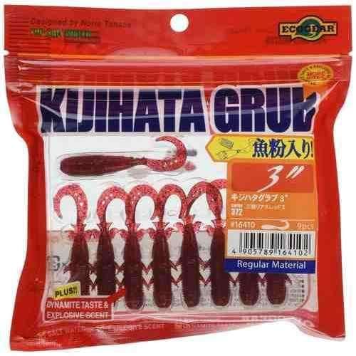 Ecogear Kijihata Grub 4.5 372 Sanriku Rias Red II