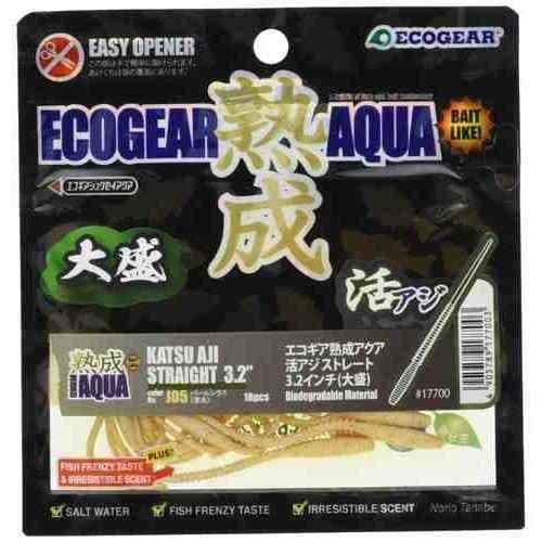 Ecogear Jukusei Aqua Straight 3.2 Large J05 Pearl Shirasu (Glow)