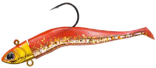 Daiwa Worm Morethan Seabass Rodem mini 10g Orange Gold