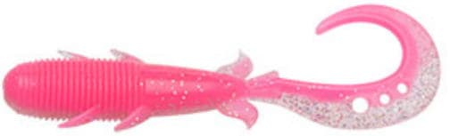 Ecogear Kijihata Grub 4 inch 158 Super Hologram / Pink Glow (Luminous)