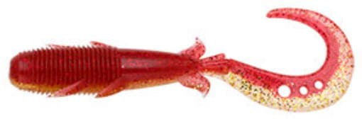 Ecogear Kijihata Grub 4 inch 365 Red Gold