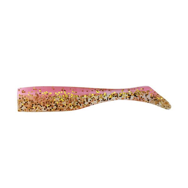 DUO Beach Walker Howl Shad 4 inch #S211 Hot Pink Glow (Two-Tone)