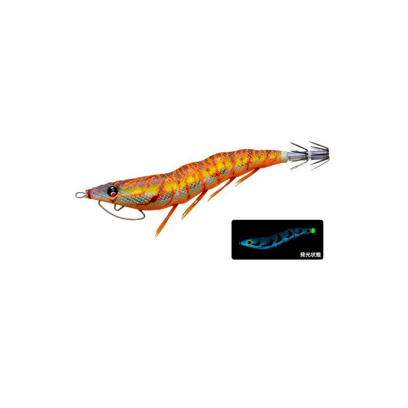 Duel EZ-Q Cast Eat 2.5 Blue Glow Gold Brown (Ground Reef Seaweed Master)