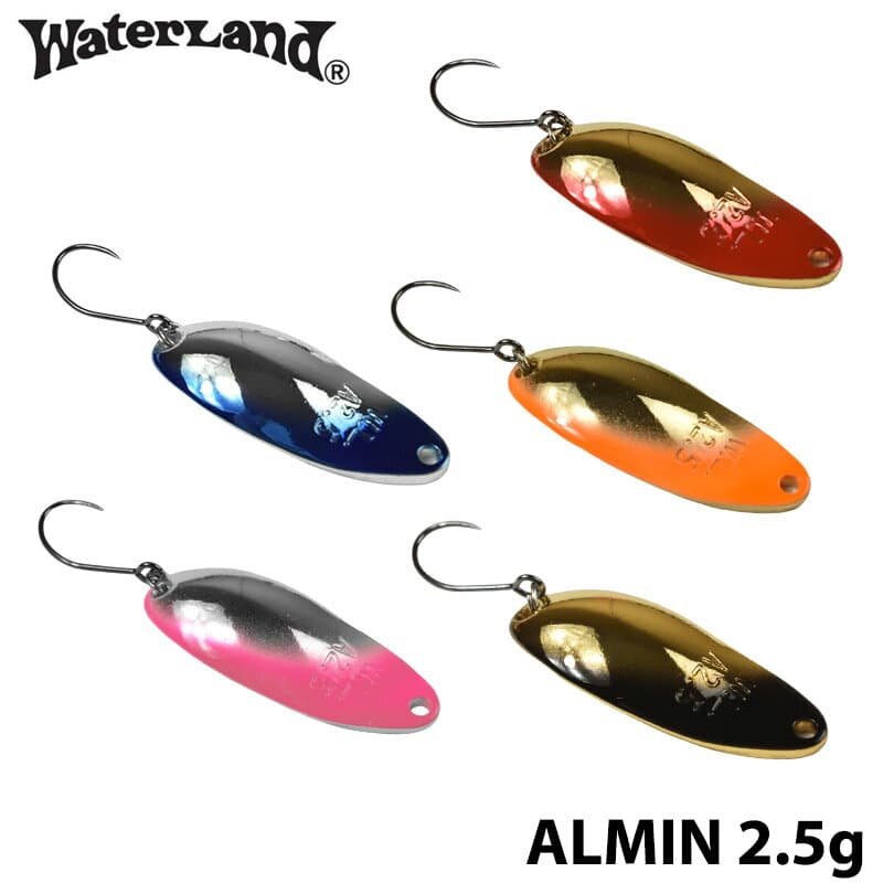 Waterland Almin 2.5g Special Color Gold Silver Trout Spoon