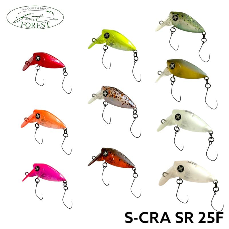 Forest S-CRA SR 25F Floating Crankbait