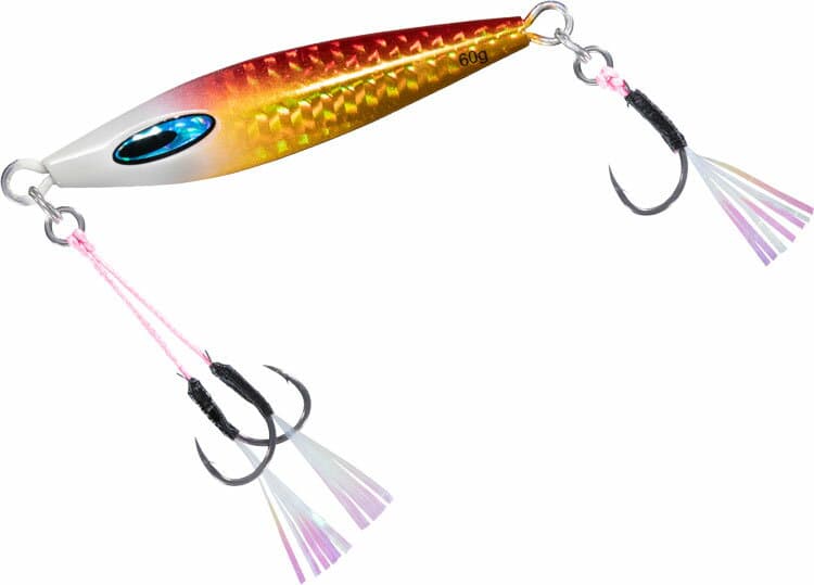 Daiwa Saltiga FK Jig TG SLJ 40g PH Akakin Glow Head
