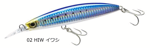 Duel Hardcore Bullet Fast (S) 100mm #02 HIW Iwashi